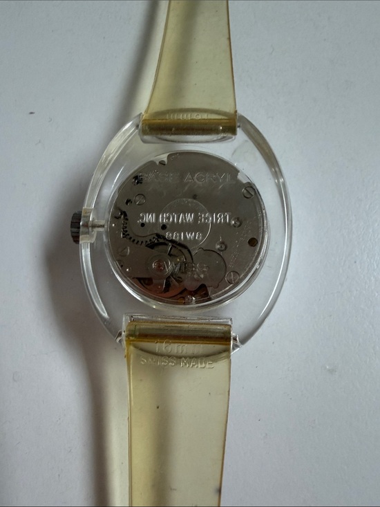 Walt Disney Productions Bradley Swiss made Mickey Mouse Yellow Black Red Watch main image 4